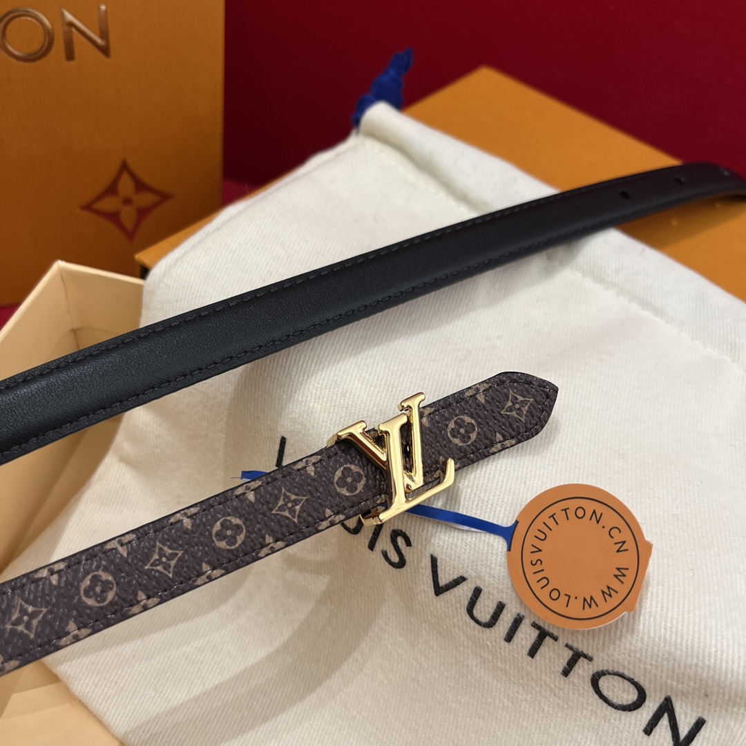 Louis Vuitt*n Women Belt-1.5CM