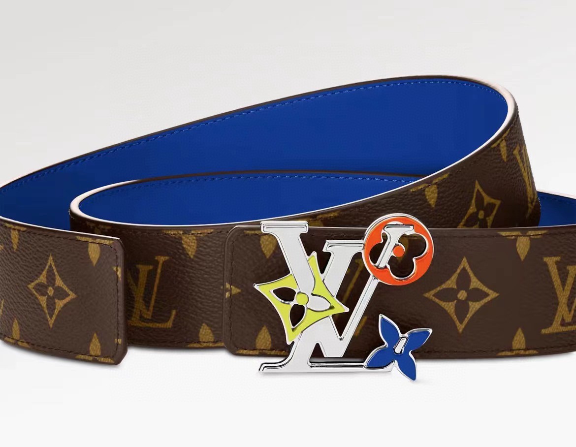 Louis Vuitt*n Men Belt-4CM