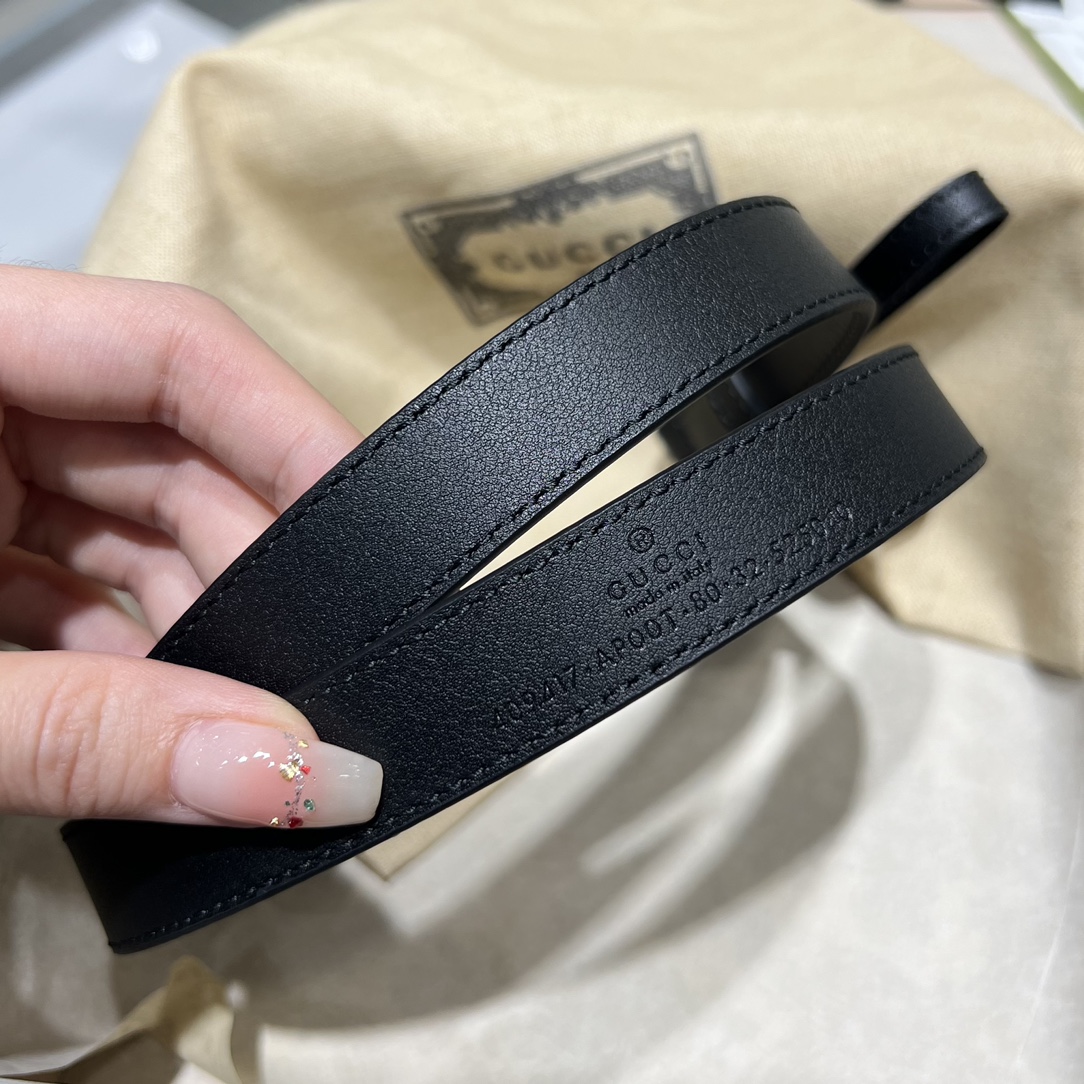 Gucc* Belt-2CM