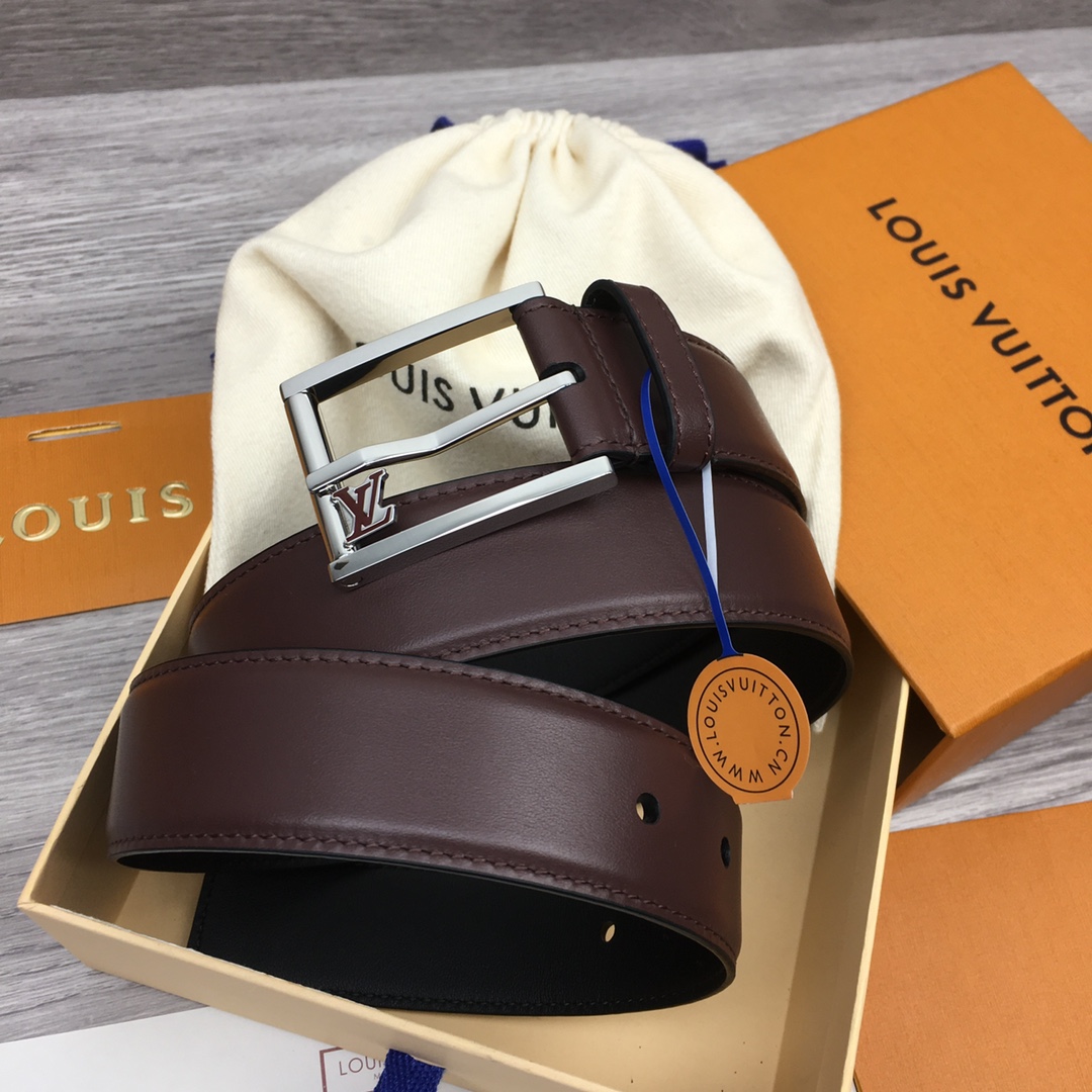 Louis Vuitt*n Men Belt-3.5CM