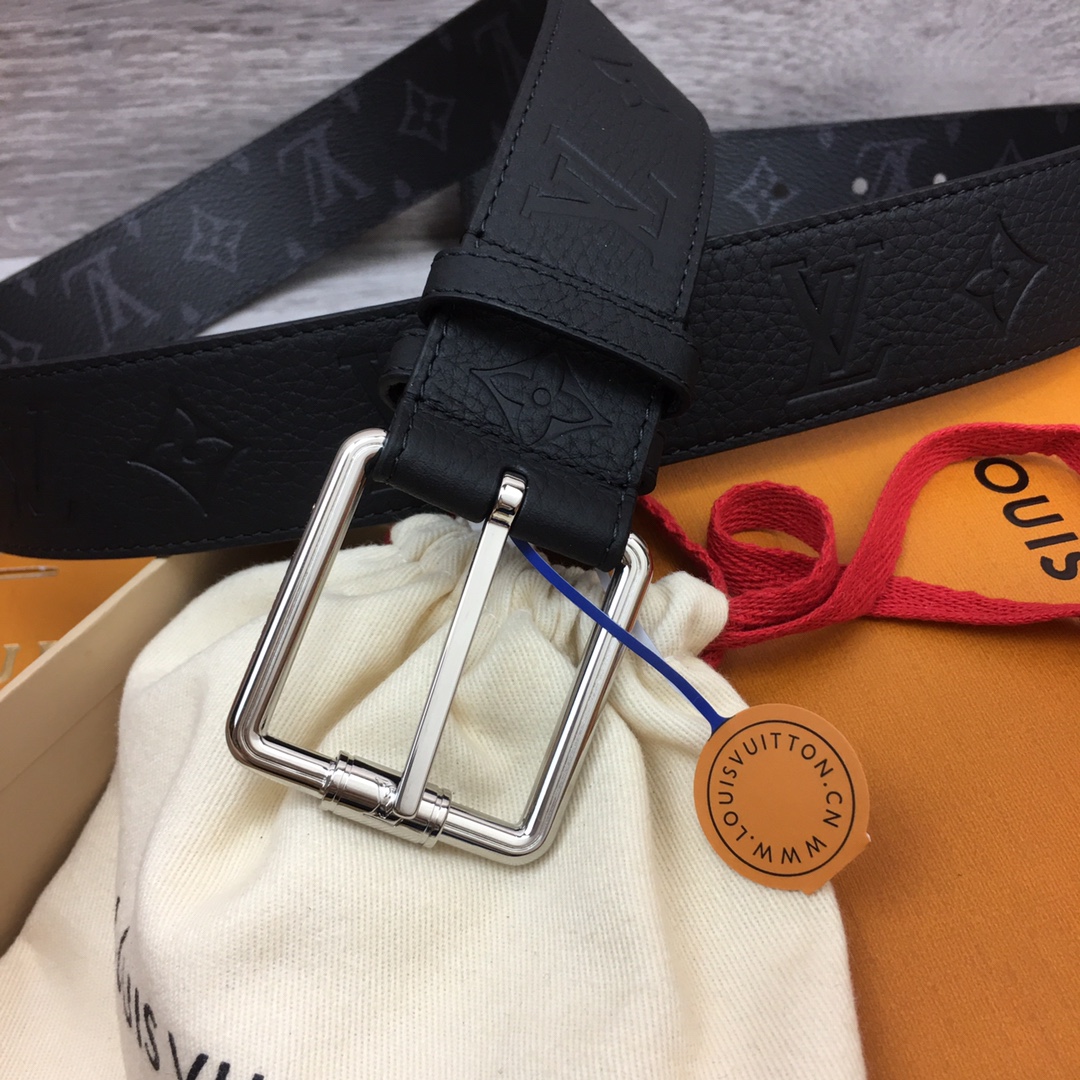 Louis Vuitt*n Men Belt-4CM