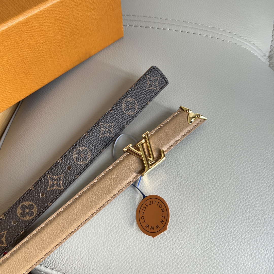 Louis Vuitt*n Women Belt-2CM