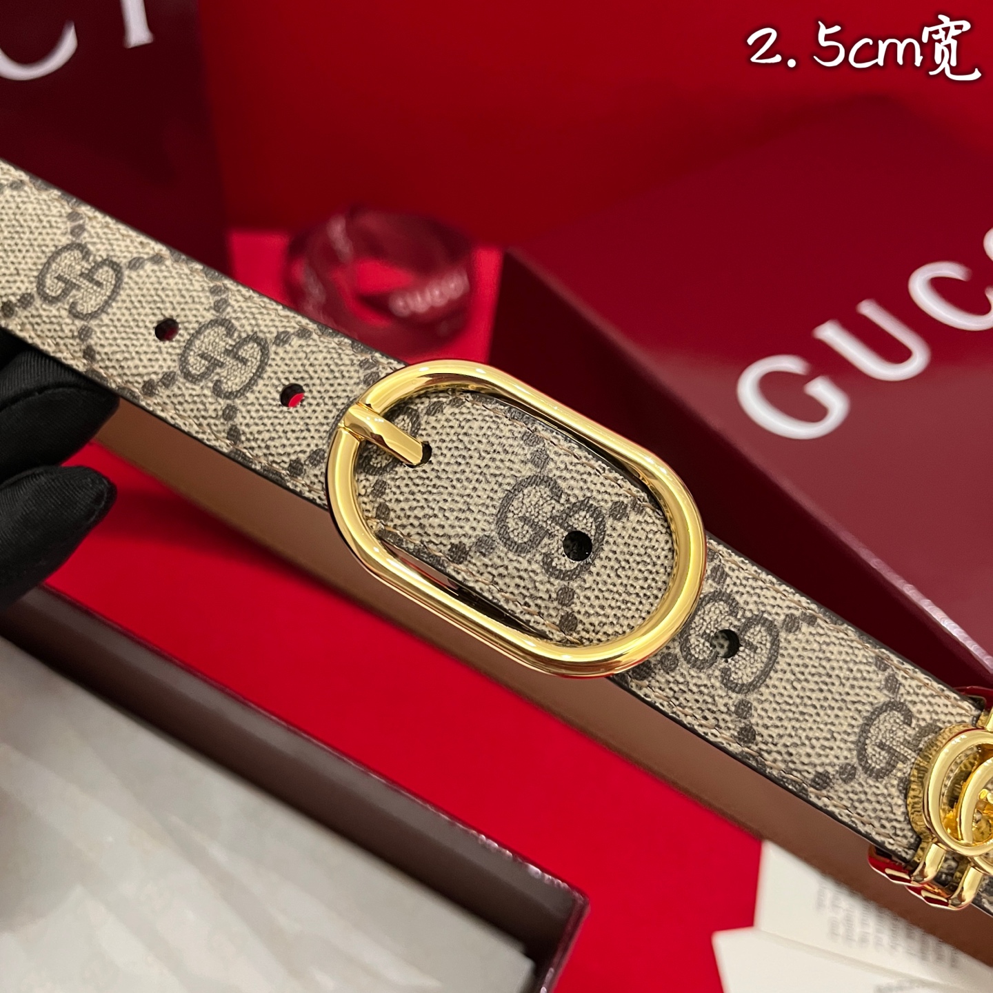 Gucc* Women Belt-2.5CM