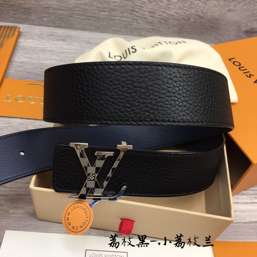 Louis Vuitt*n Men Belt-4CM