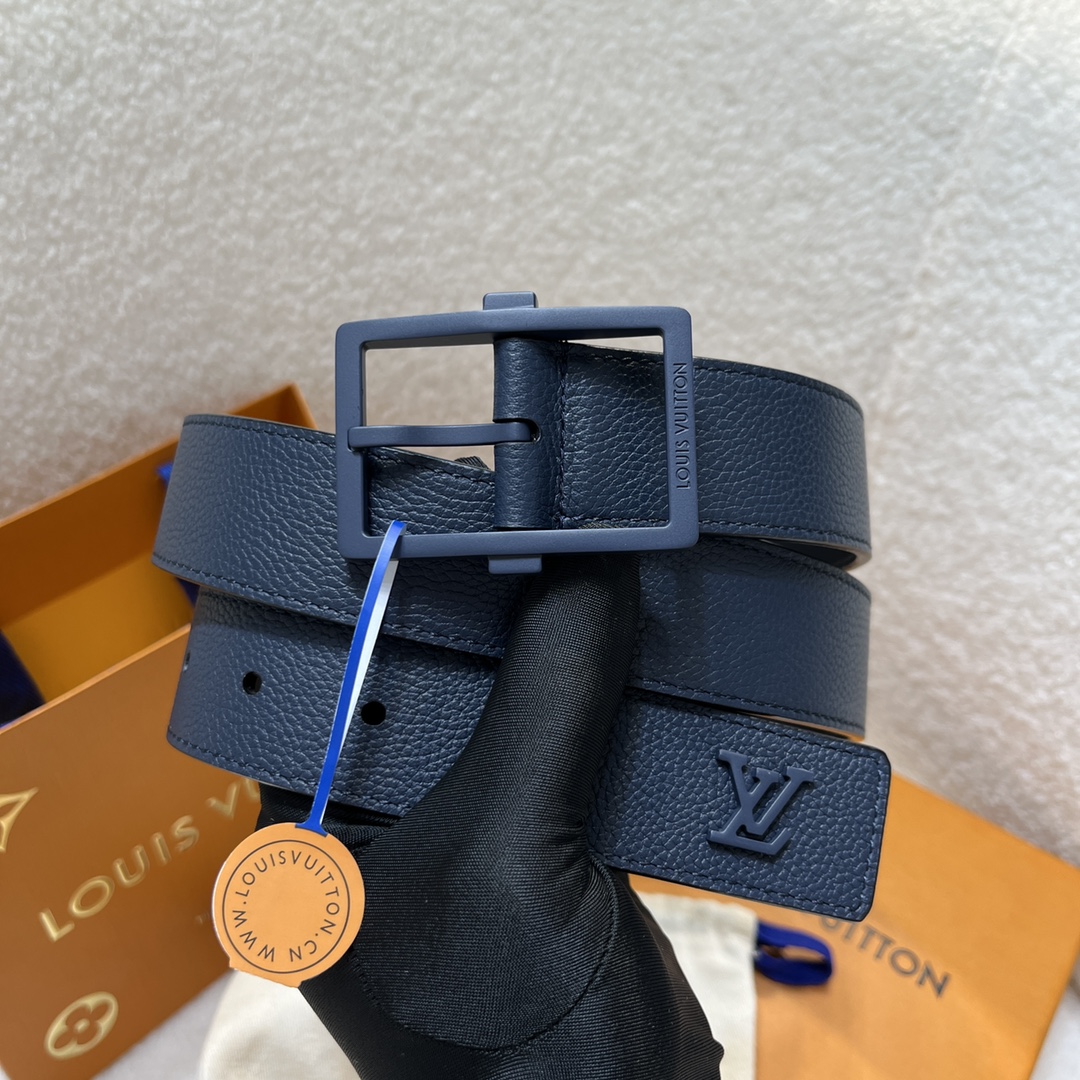 Louis Vuitt*n Men Belt-3.5CM