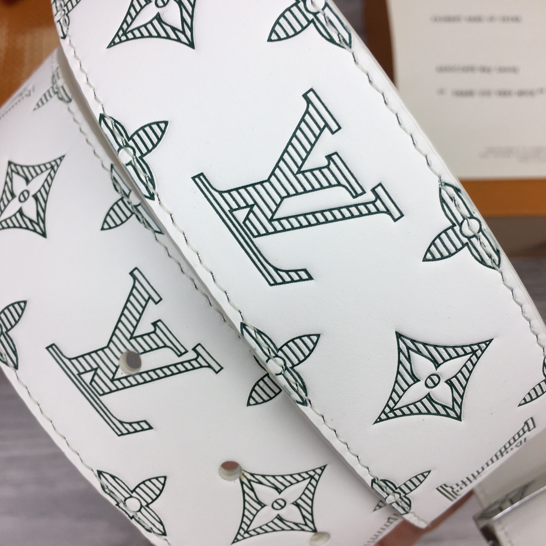 Louis Vuitt*n Men Belt-4CM