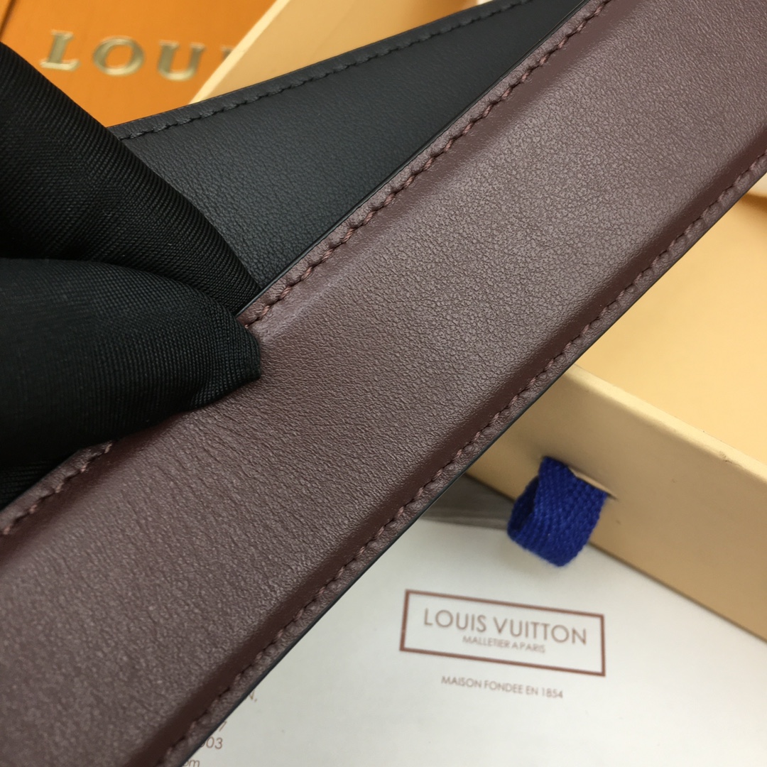 Louis Vuitt*n Men Belt-3.5CM
