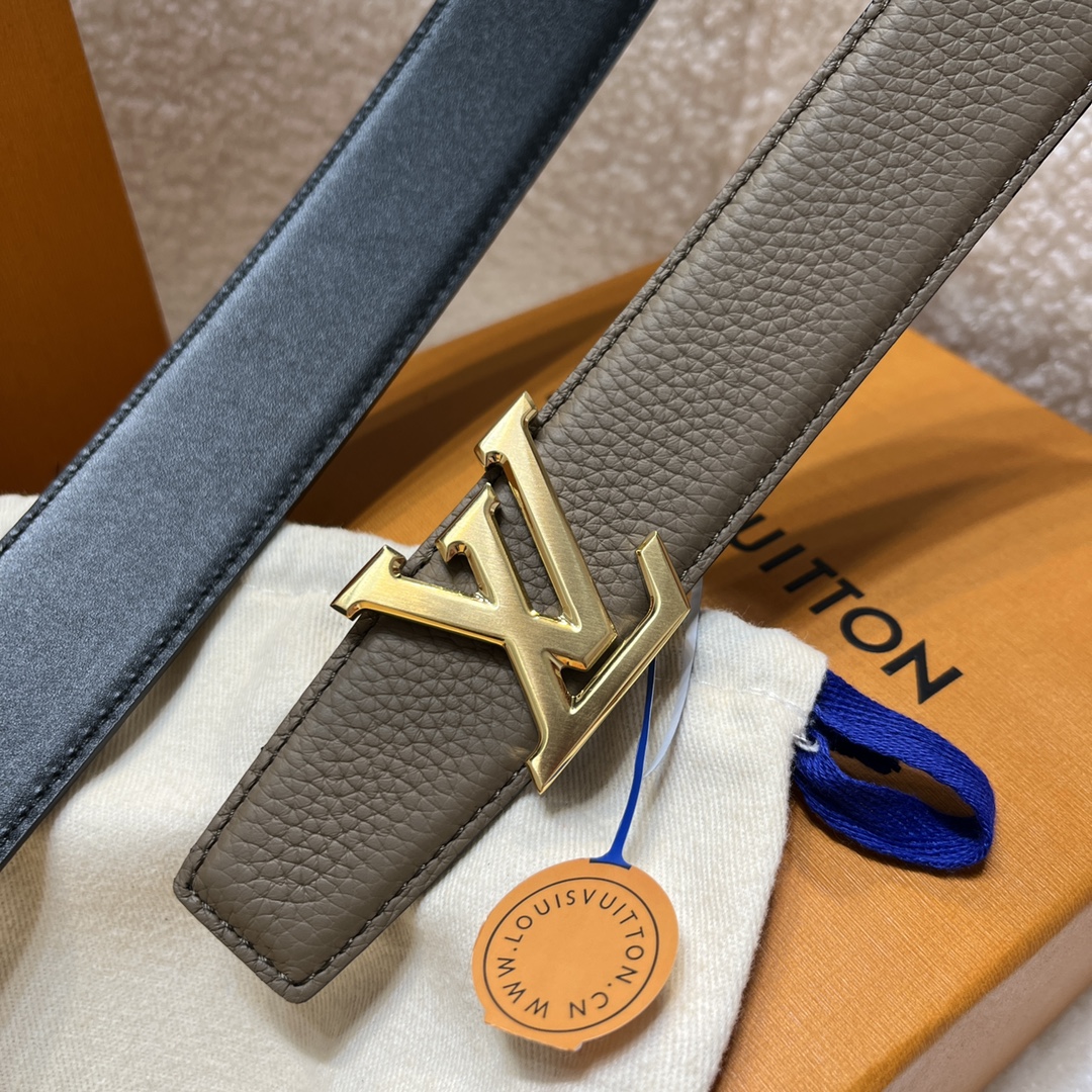 Louis Vuitt*n Men Belt-3.5CM