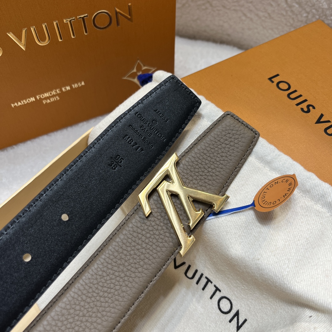 Louis Vuitt*n Men Belt-3.5CM