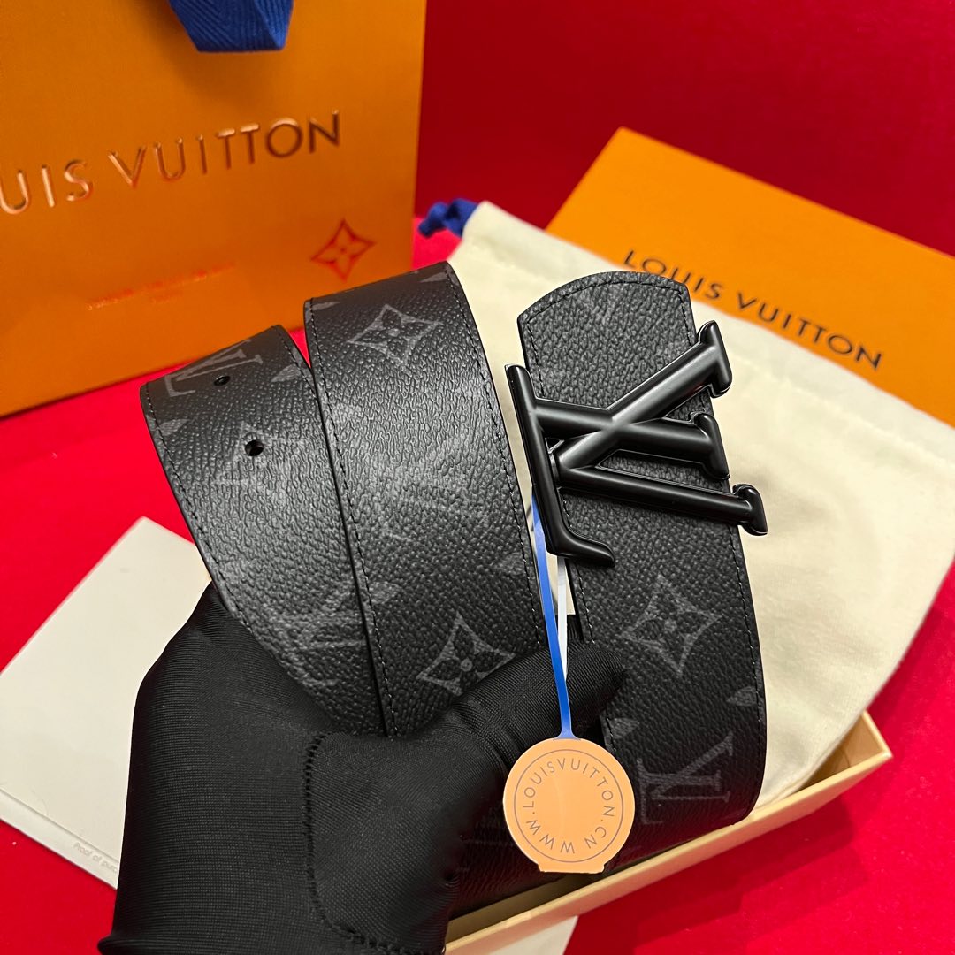 Louis Vuitt*n Men Belt-4CM