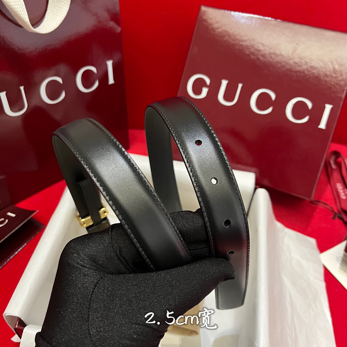 Gucc* Women Belt-2.5CM