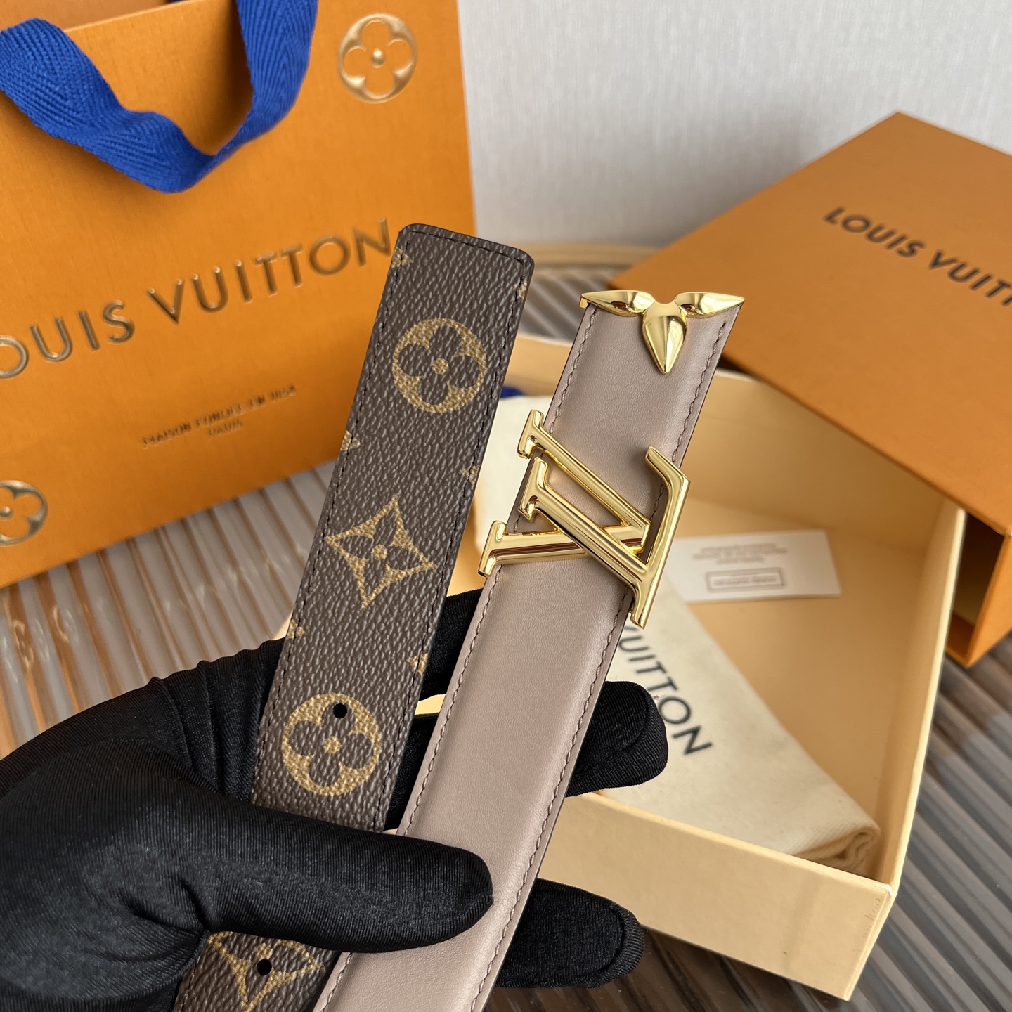 Louis Vuitt*n Women Belt-3CM