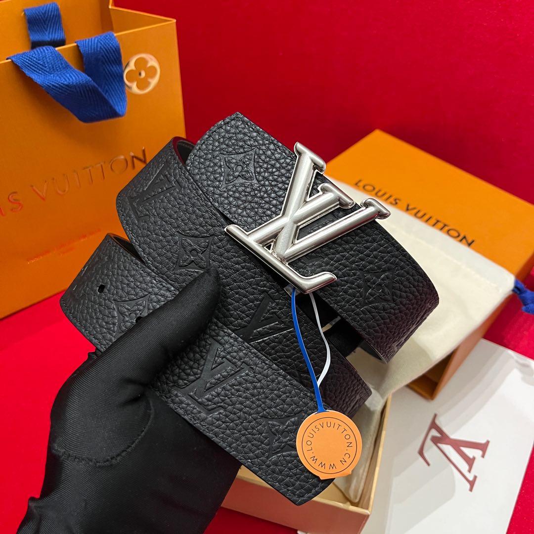 Louis Vuitt*n Men Belt-4CM