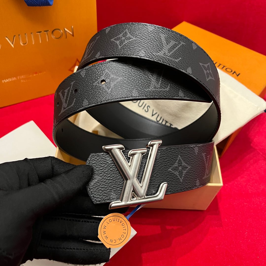 Louis Vuitt*n Men Belt-4CM