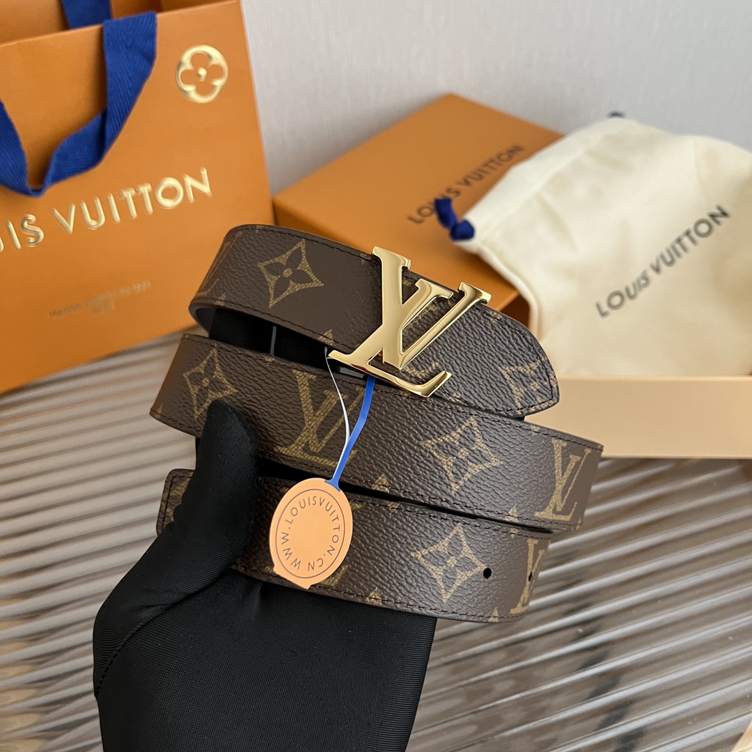 Louis Vuitt*n Women Belt-3CM