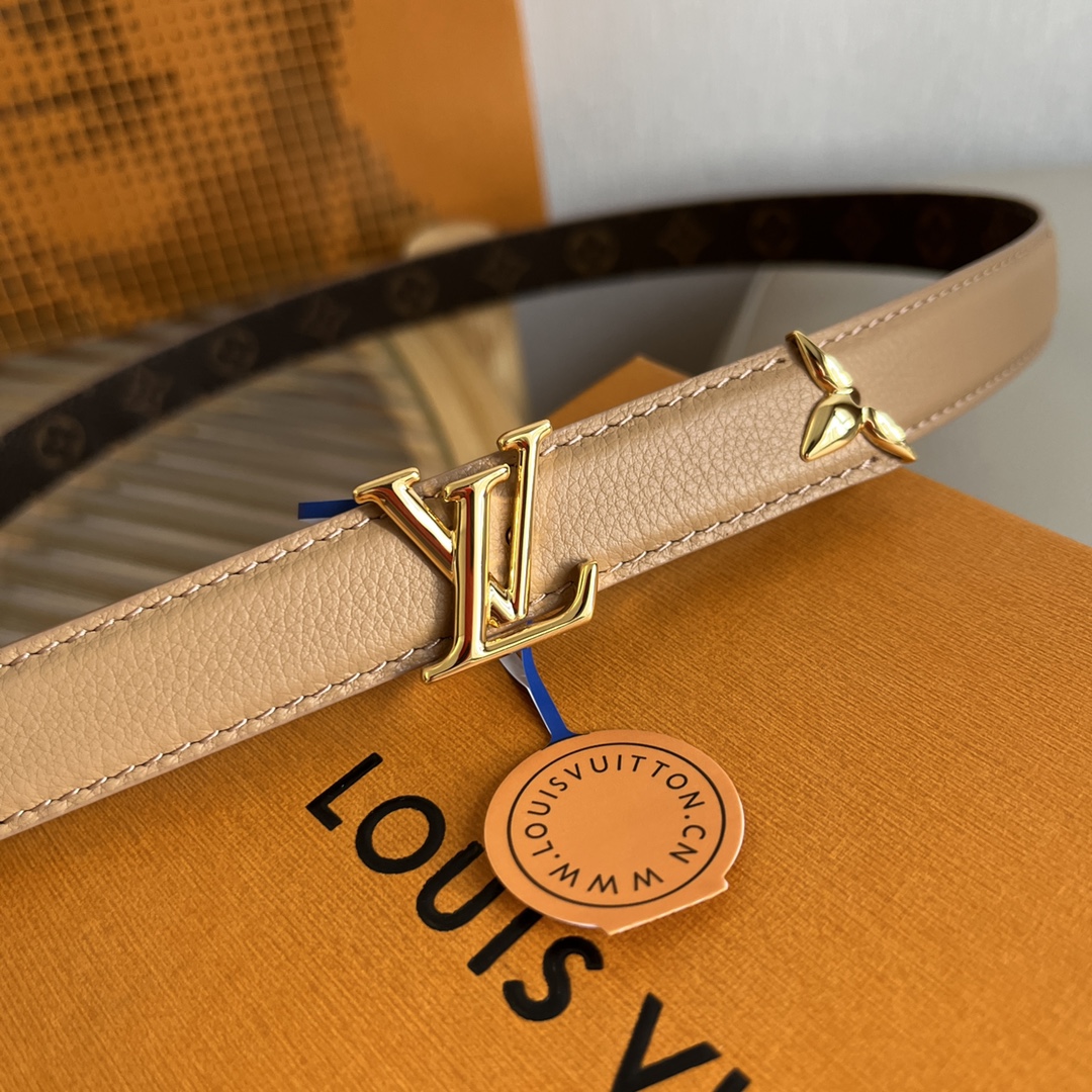 Louis Vuitt*n Women Belt-2CM