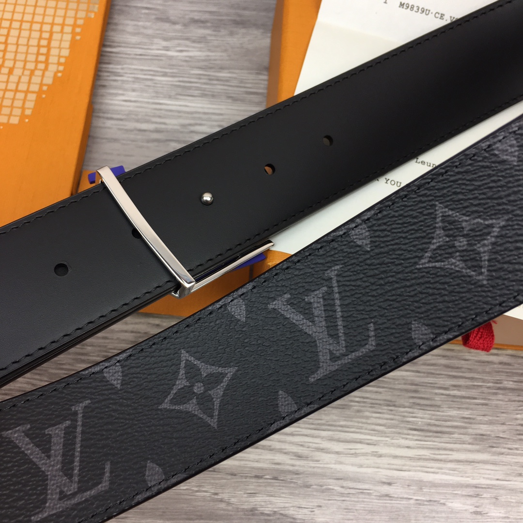 Louis Vuitt*n Men Belt-4CM