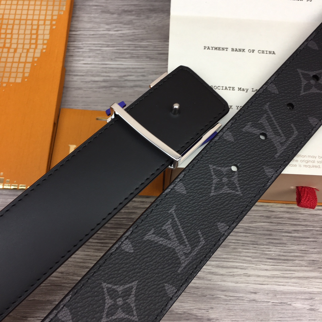 Louis Vuitt*n Men Belt-4CM