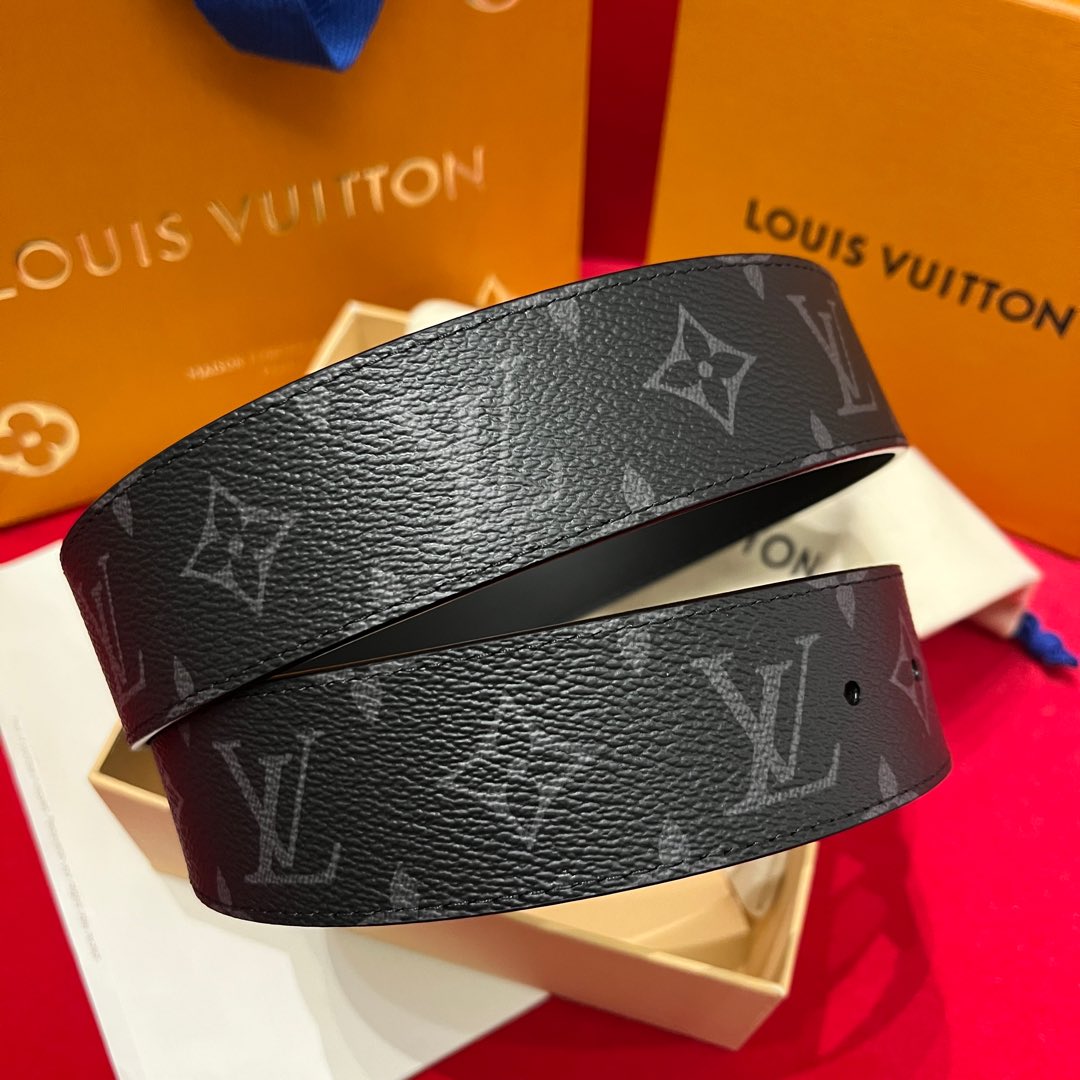 Louis Vuitt*n Men Belt-4CM