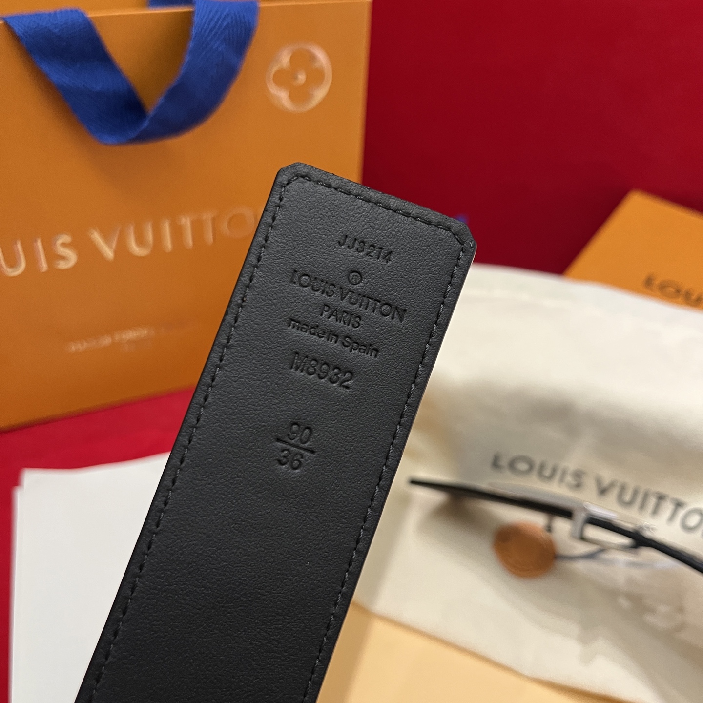 Louis Vuitt*n Men Belt-4CM