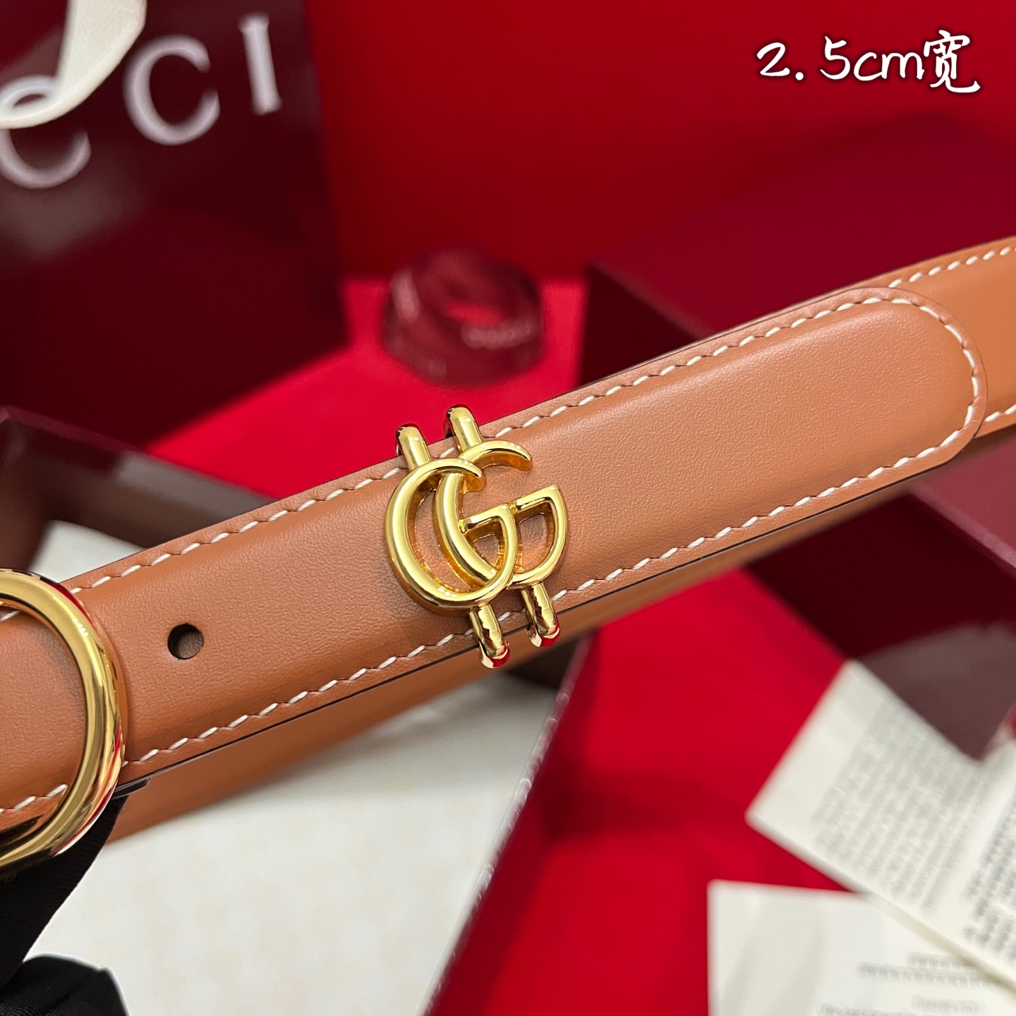 Gucc* Women Belt-2.5CM