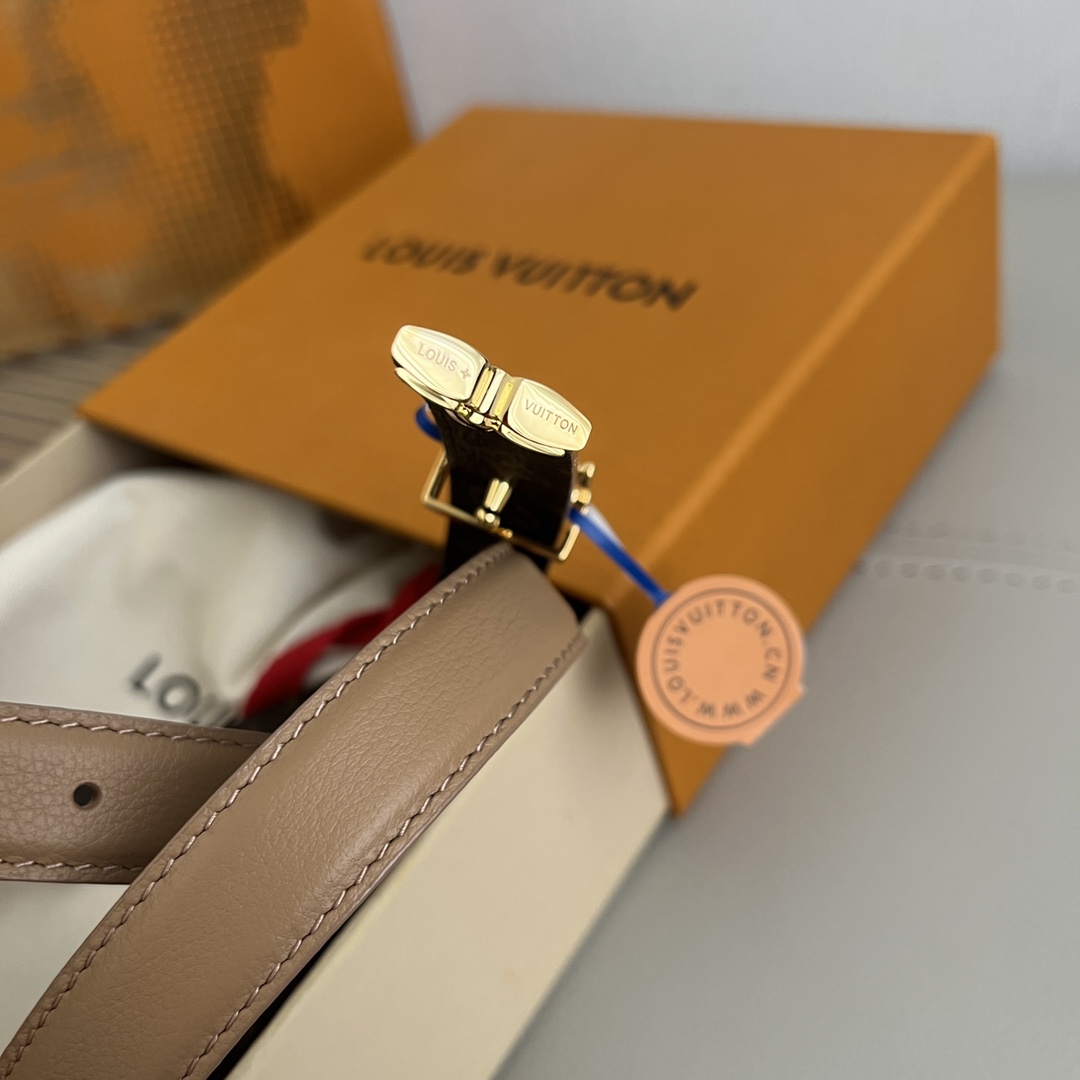 Louis Vuitt*n Women Belt-2CM
