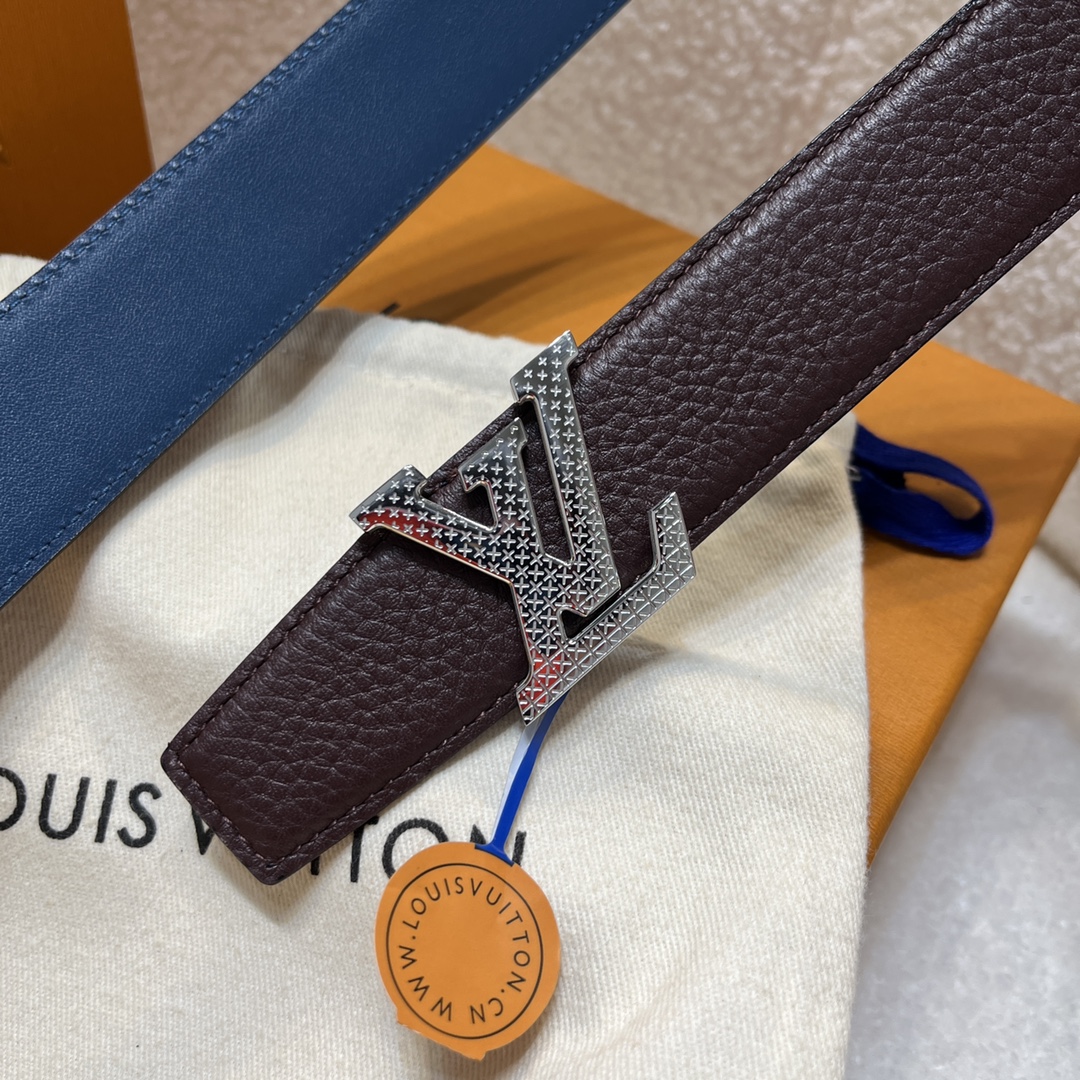 Louis Vuitt*n Men Belt-3.5CM