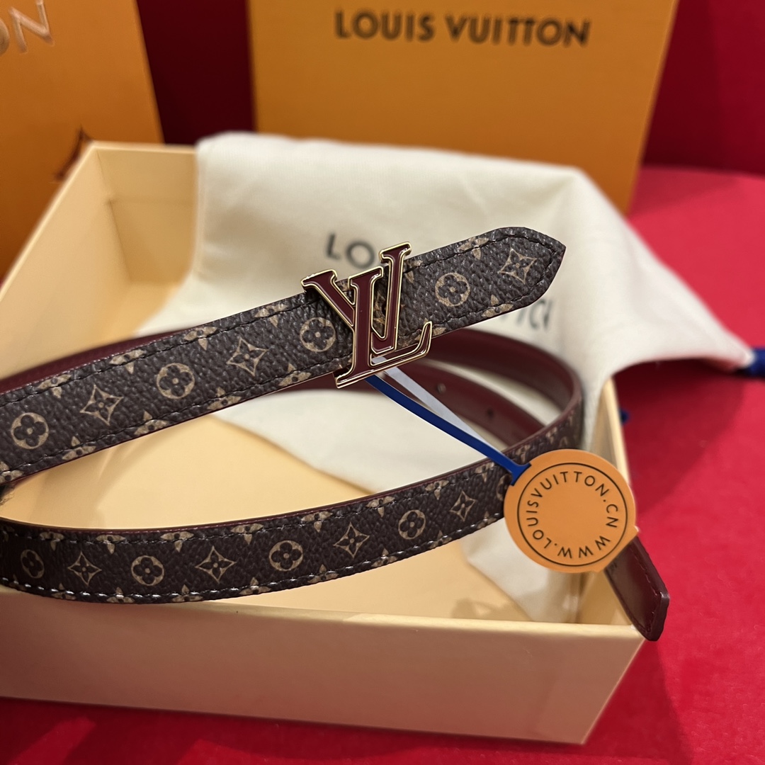 Louis Vuitt*n Women Belt-1.5CM