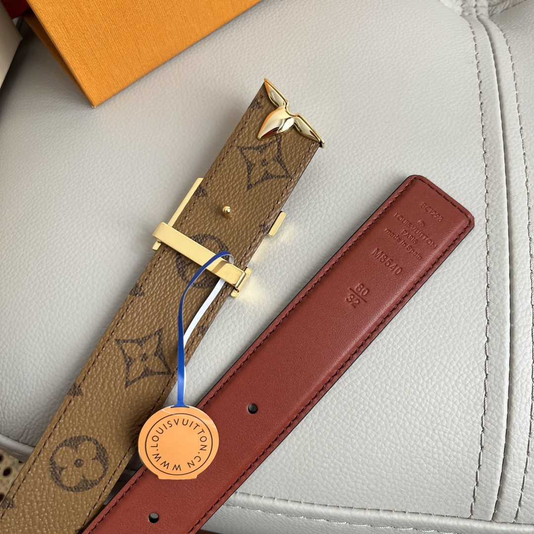 Louis Vuitt*n Women Belt-3CM