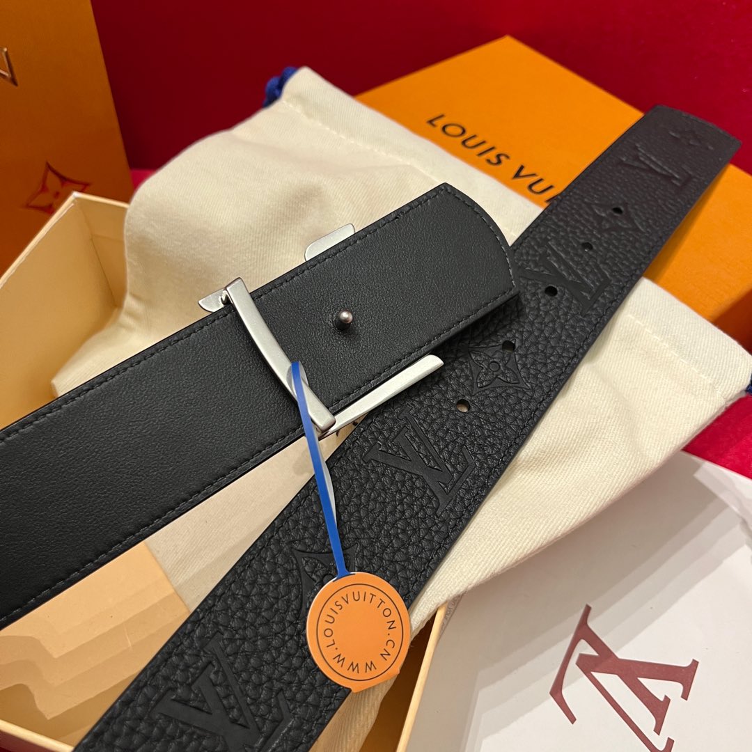 Louis Vuitt*n Men Belt-4CM