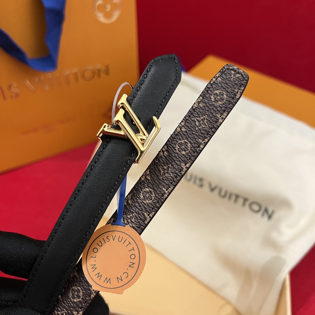 Louis Vuitt*n Women Belt-1.5CM