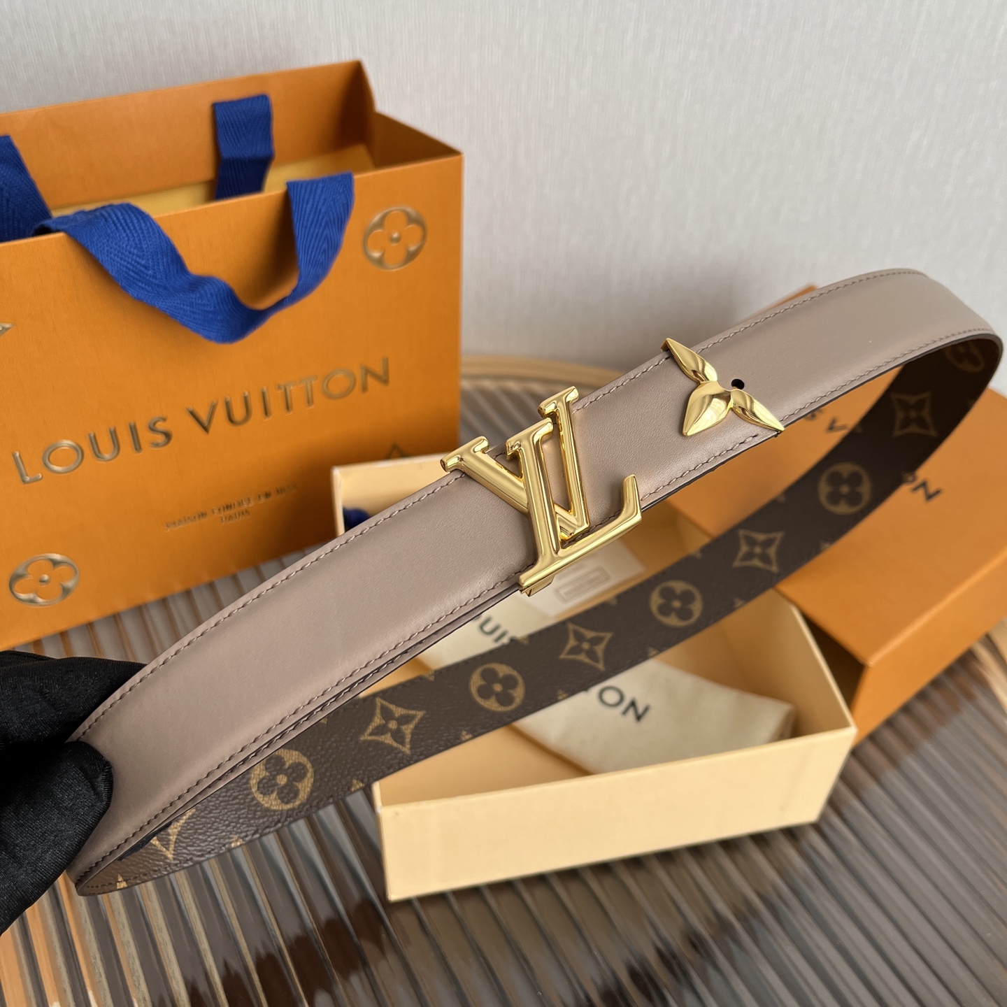 Louis Vuitt*n Women Belt-3CM