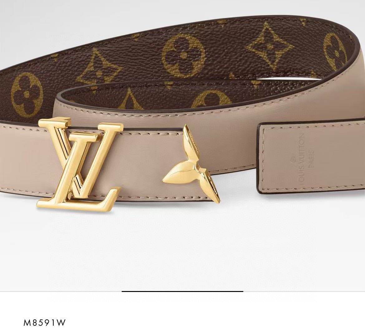 Louis Vuitt*n Women Belt-3CM