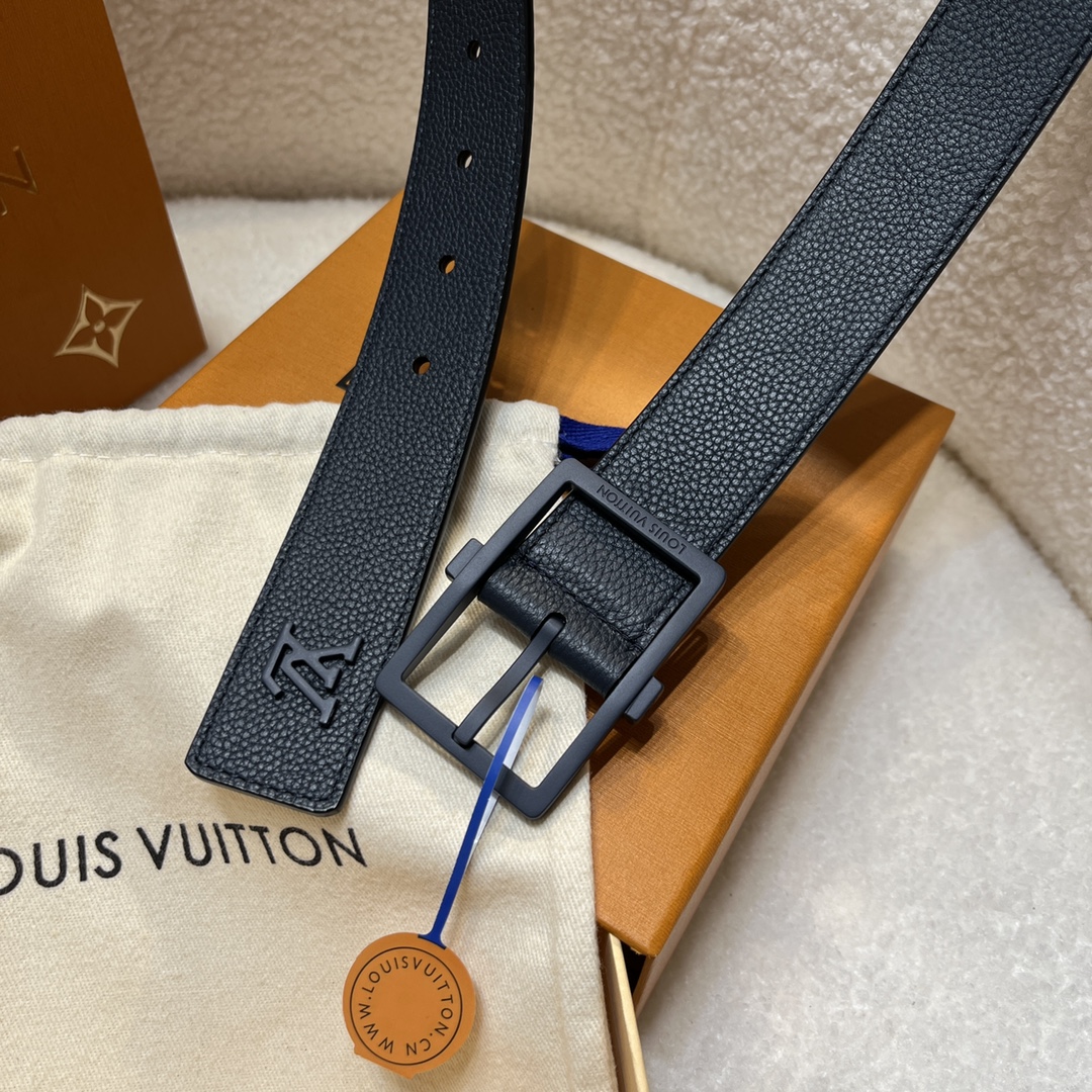 Louis Vuitt*n Men Belt-3.5CM