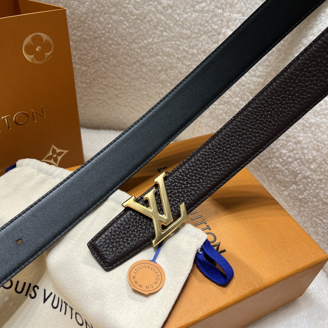 Louis Vuitt*n Men Belt-3.5CM