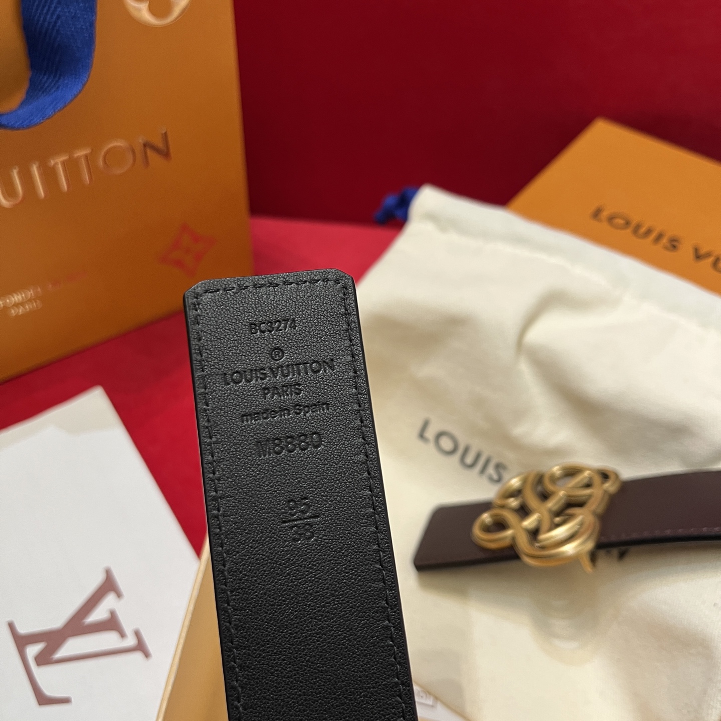 Louis Vuitt*n Men Belt-3.5CM