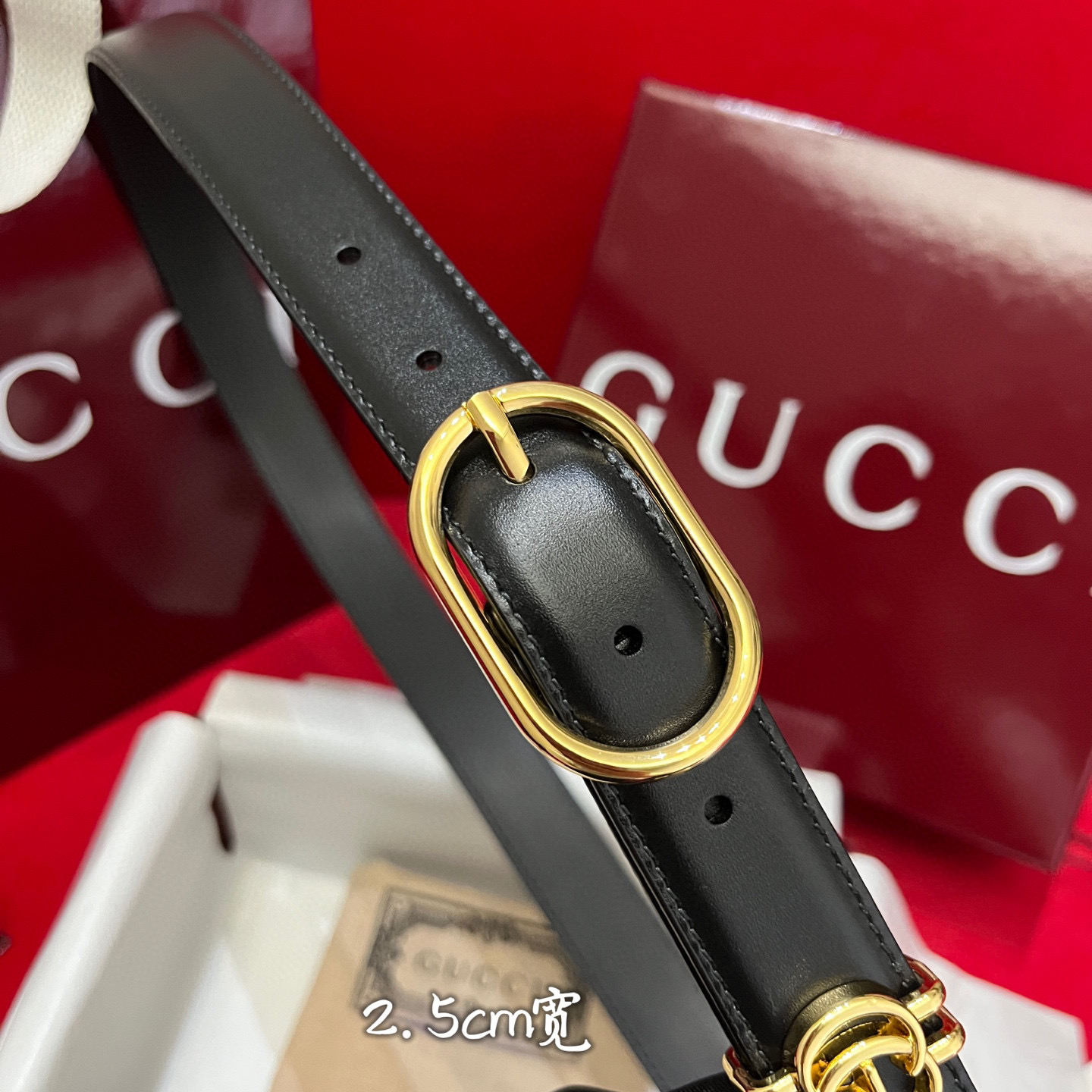 Gucc* Women Belt-2.5CM
