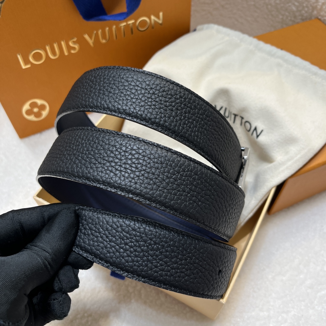 Louis Vuitt*n Men Belt-3.5CM