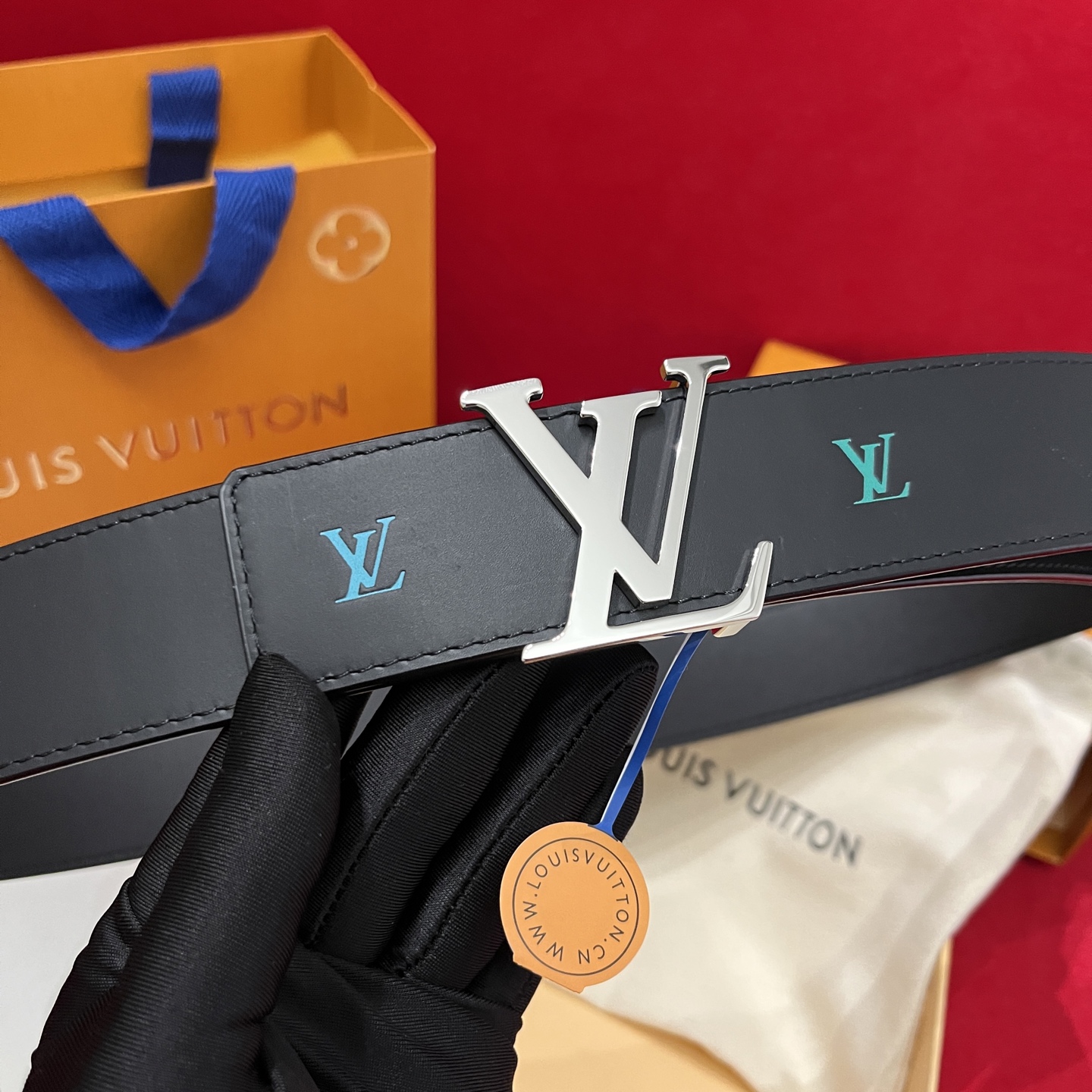 Louis Vuitt*n Men Belt-4CM