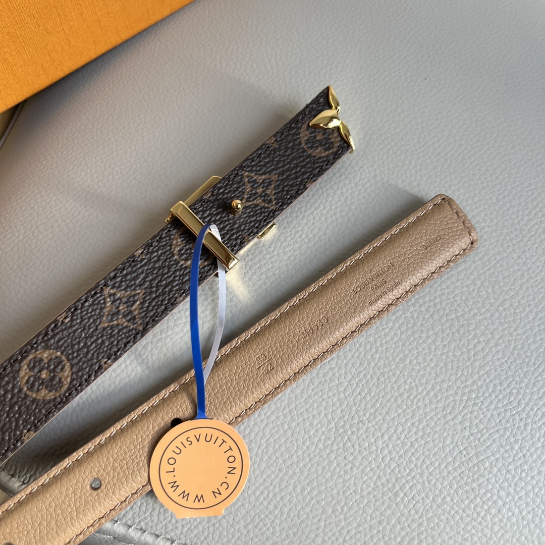 Louis Vuitt*n Women Belt-2CM