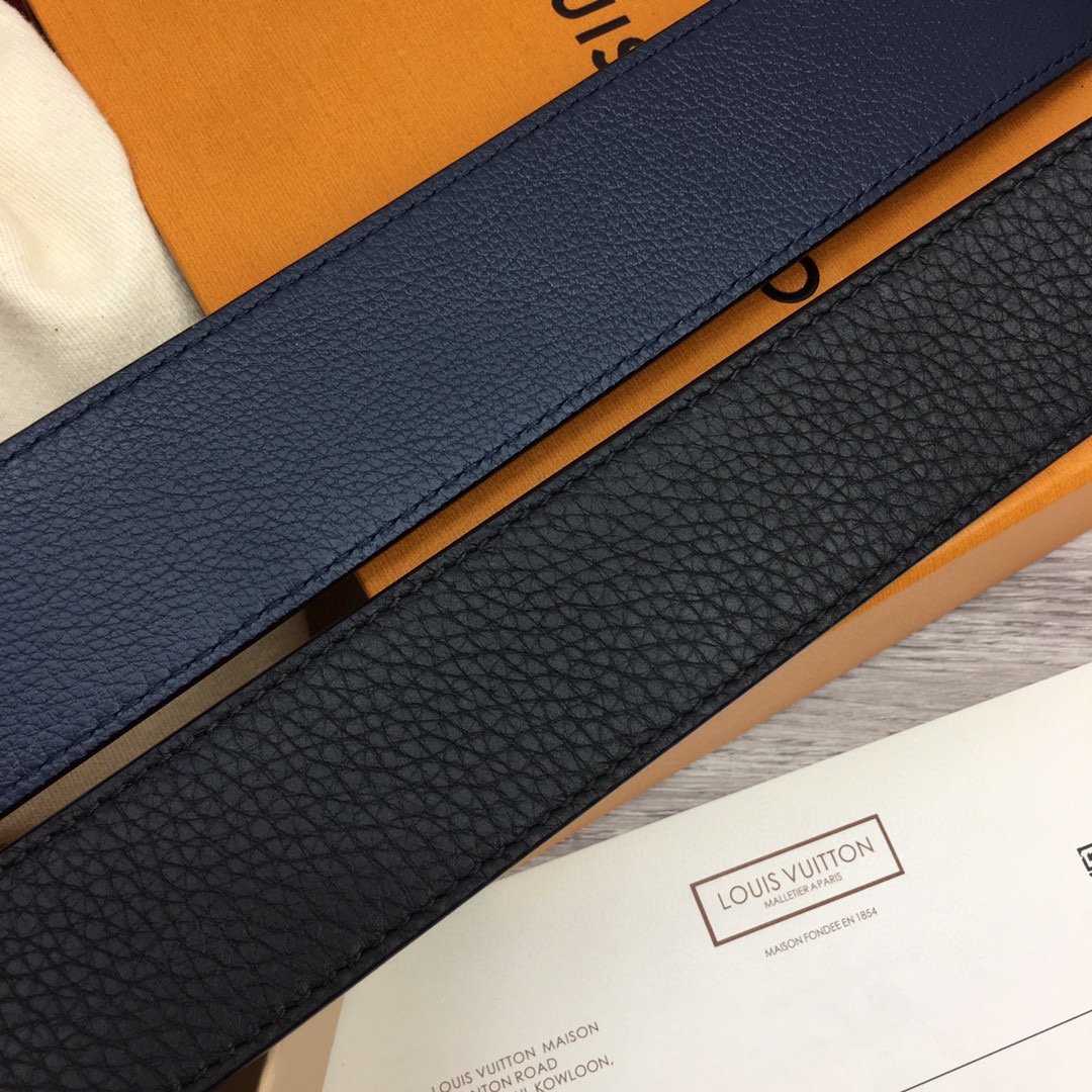 Louis Vuitt*n Men Belt-4CM