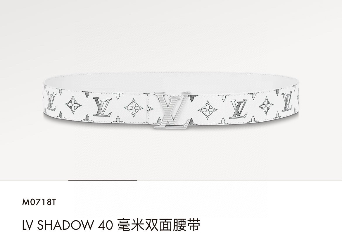 Louis Vuitt*n Men Belt-4CM