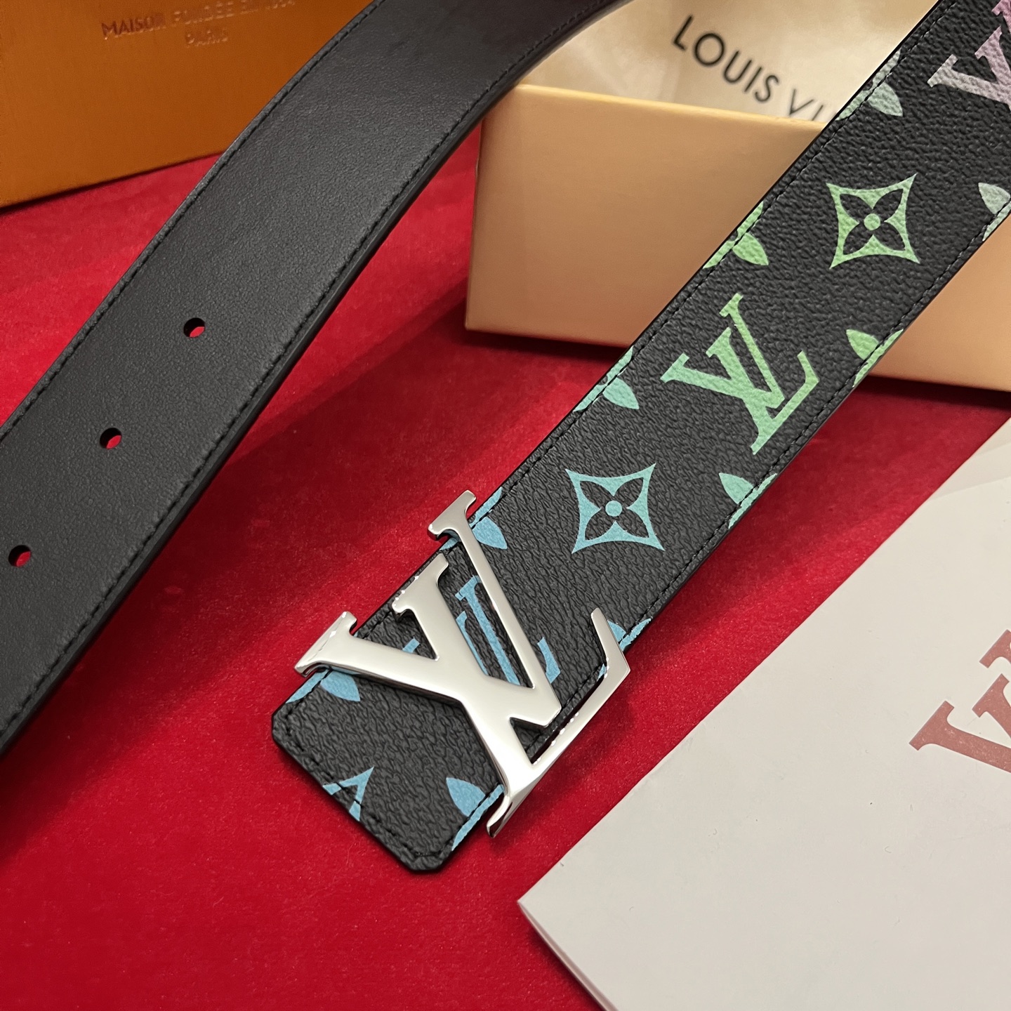 Louis Vuitt*n Men Belt-4CM