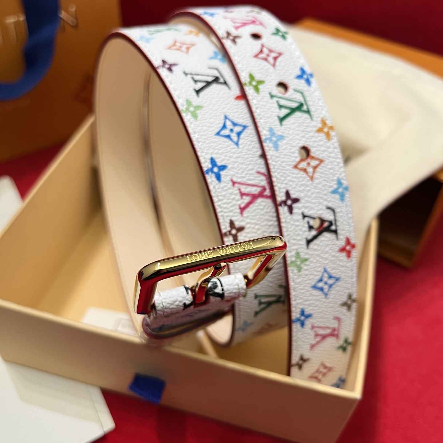 Louis Vuitt*n Women Belt-3CM