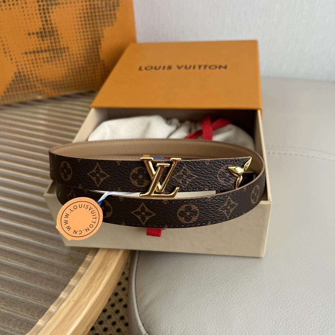 Louis Vuitt*n Women Belt-2CM