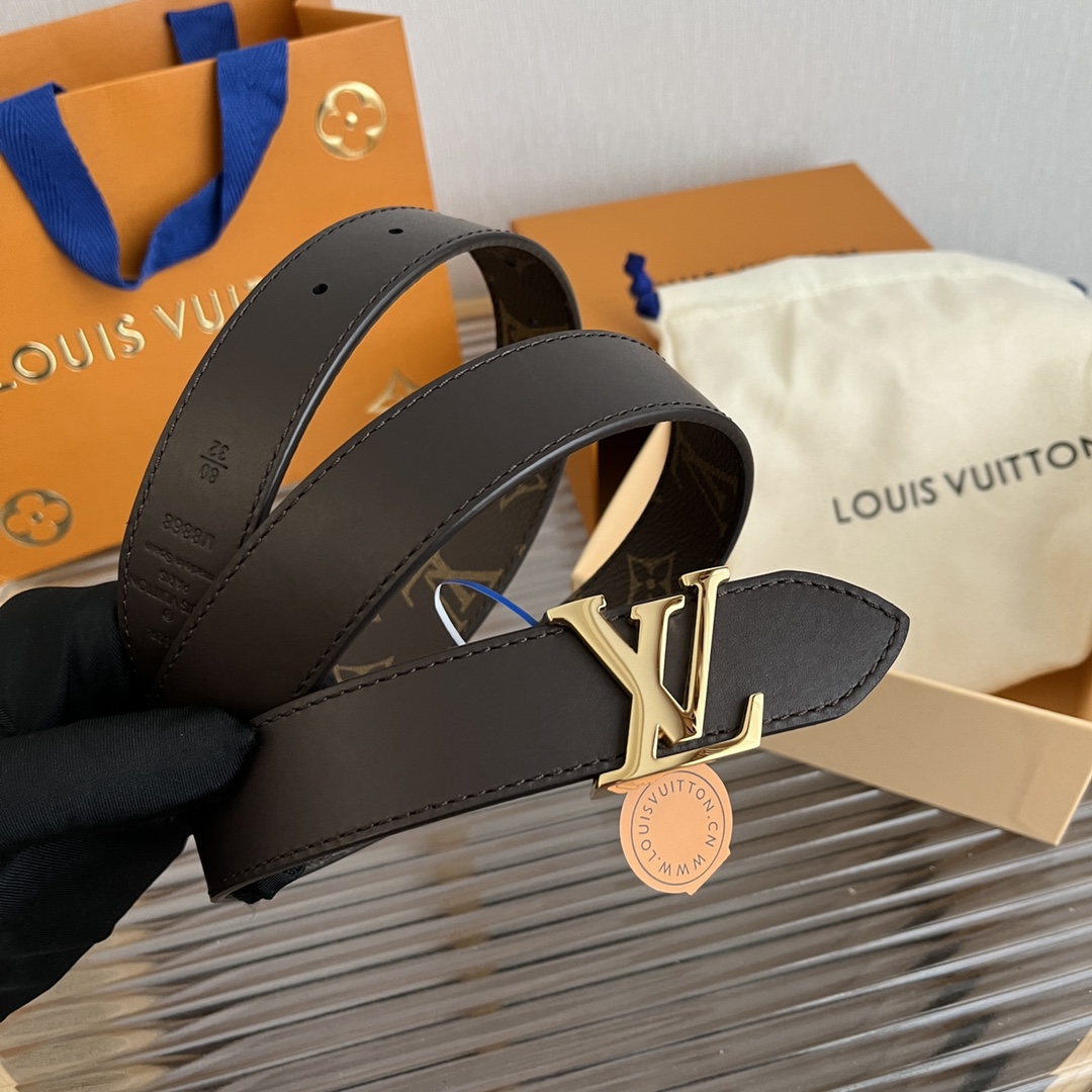 Louis Vuitt*n Women Belt-3CM