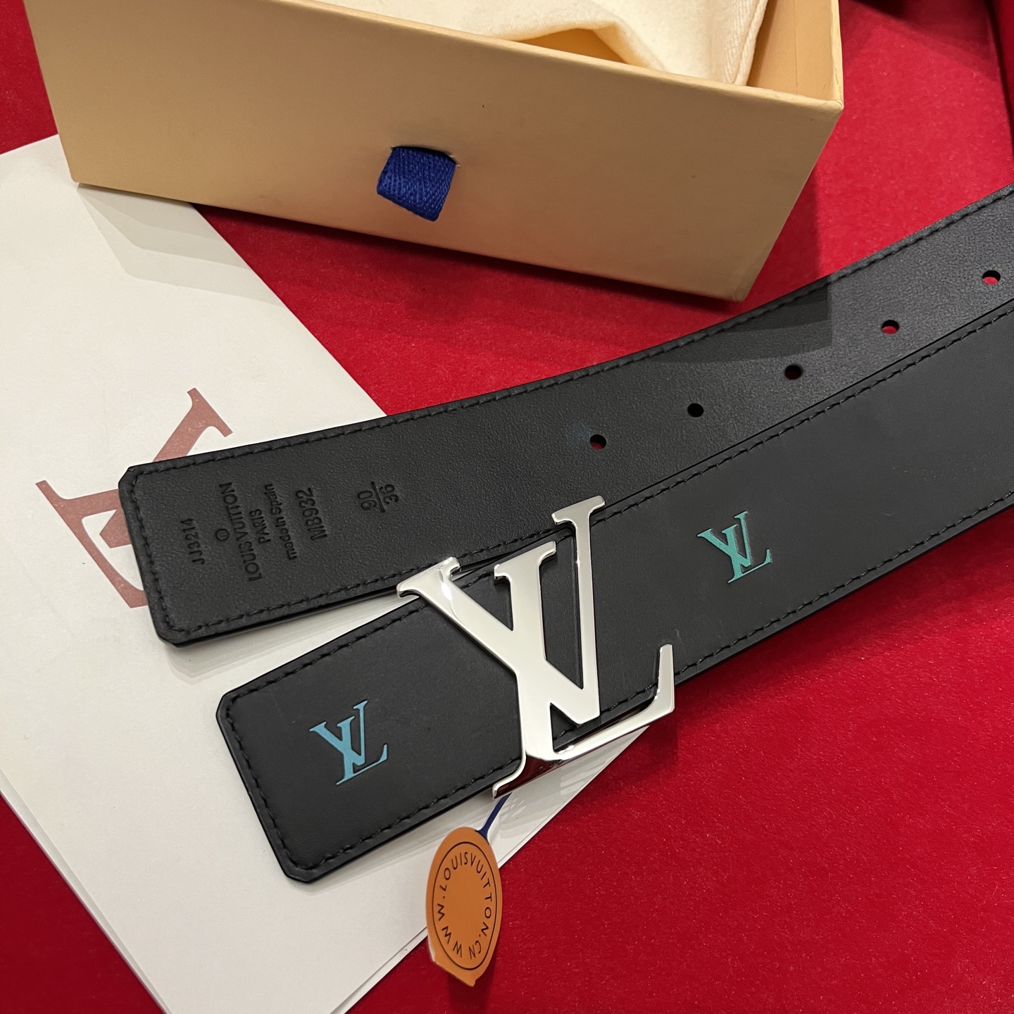 Louis Vuitt*n Men Belt-4CM