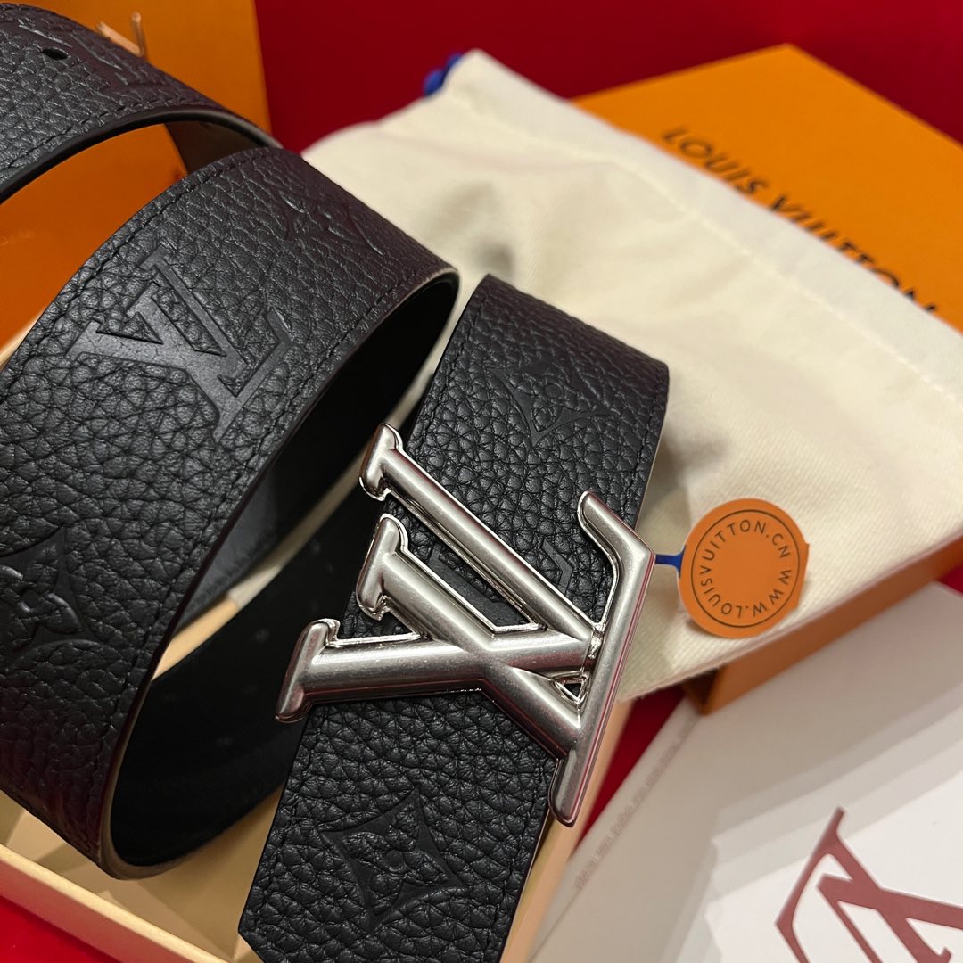 Louis Vuitt*n Men Belt-4CM