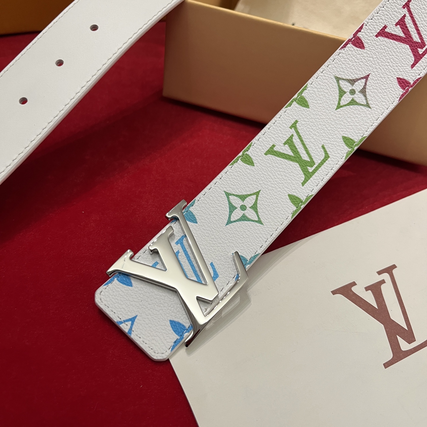 Louis Vuitt*n Men Belt-4CM