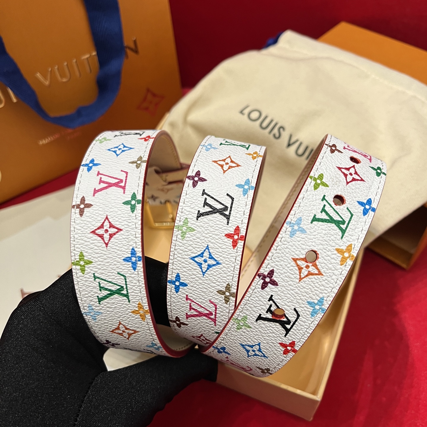Louis Vuitt*n Women Belt-3CM